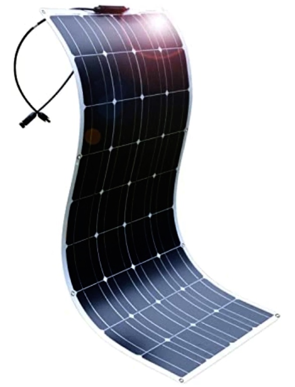 Panou fotovoltaic flexibil monocristalin 100W 36 celule fotovoltaice 18V pentru aplicatii on-grid si off-grid